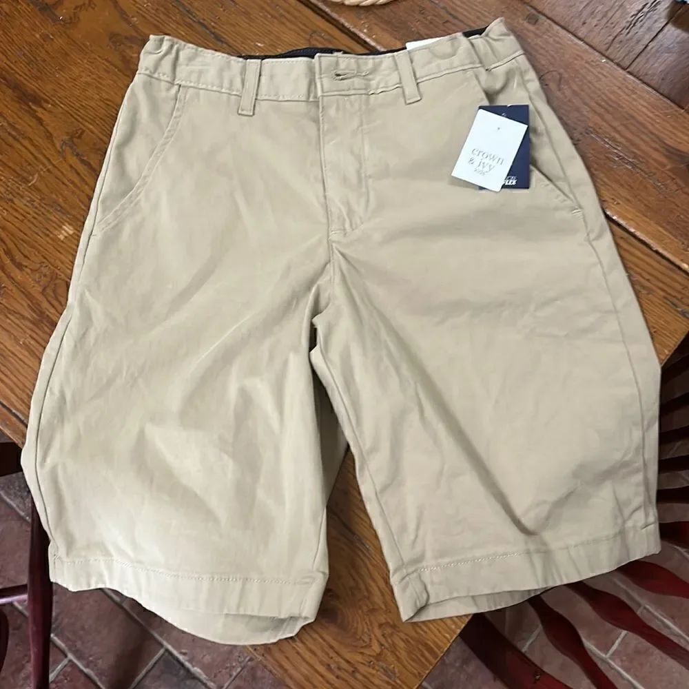 Crown and ivy khaki shorts